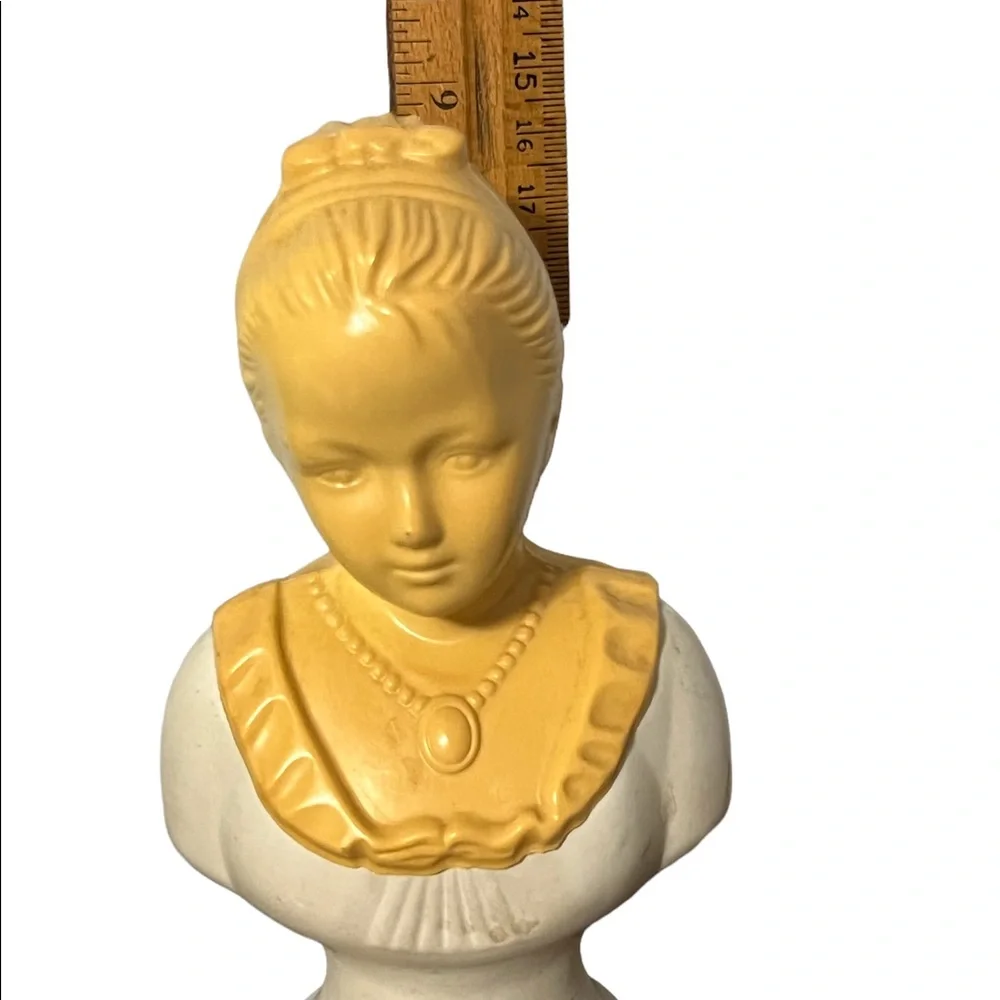 Vintage 18th Century Ladies Head Figurine empty plastic bubble bath - Picture 4 of 6